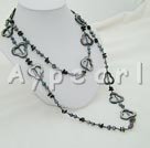 Wholesale Jewelry-pearl shell black jade necklace