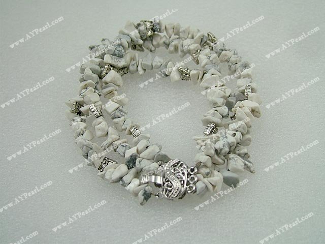 white turquoise bracelet