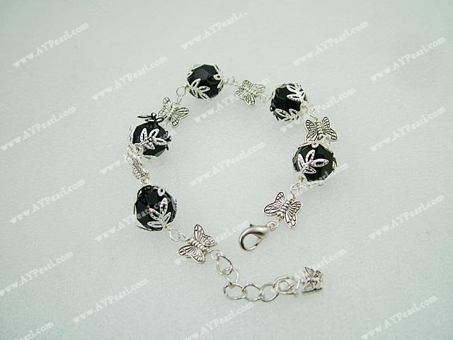 black crystal bracelet