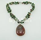 Wholesale Gemstone Necklace-agate necklace