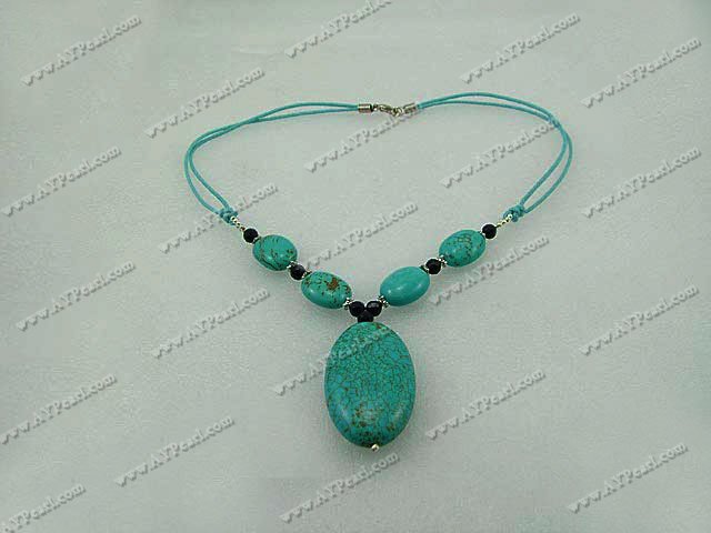 crystal turquoise necklace