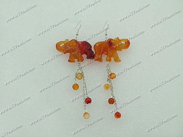 agate earrings