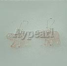 Wholesale Gemstone Jewelry-rose quartz earrings