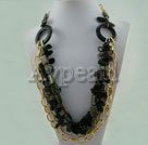 Wholesale Gemstone Jewelry-agate smoky quartz necklace