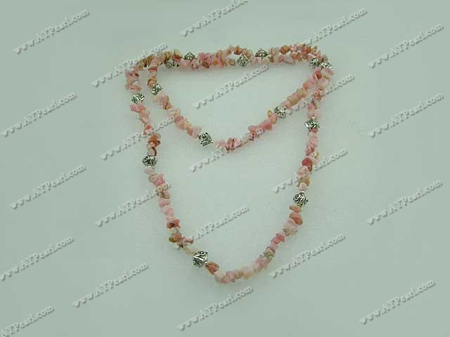 pink gem necklace