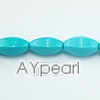 dyed turquoise beads, 8*12mm olive, sold by per 15.7-inch strand