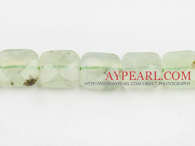 Prehnite beads,14mm square,Sold per 15.75-inch strands