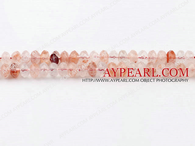 iron crystal beads,red,faceted,5*8mm abacus,Sold per 15.75-inch strands