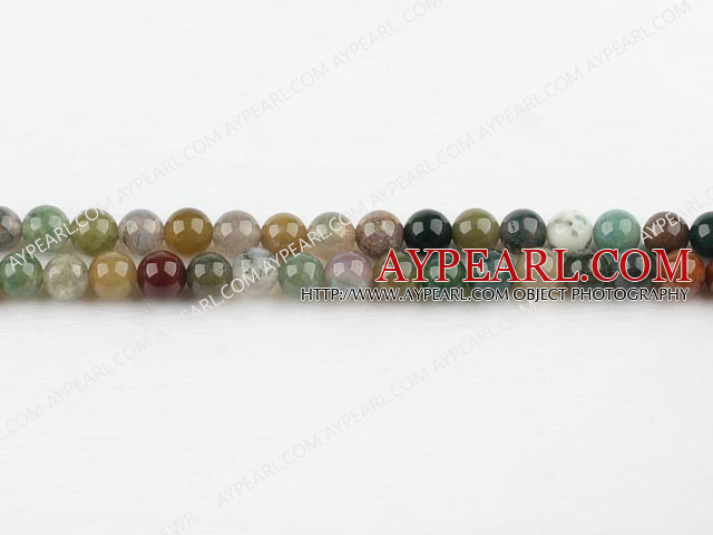 india agate beads,6mm round,sold per 15.75-inch strand