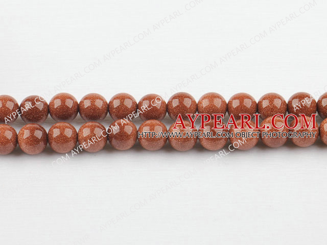 gold sand stone beads,4mm round ,sold per 15.75-inch strand