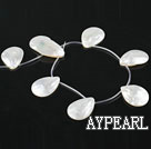 white lip shell beads,22*30mm teardrop,lateral hole,sold per 17.72-inch strand