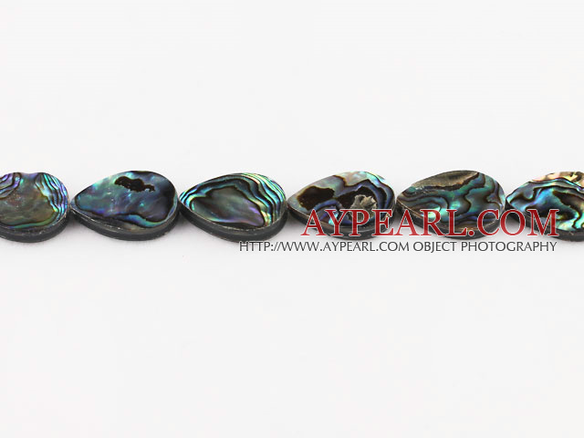 paua shell beads,13818mm teardrop,straight hole ,Sold per 15.75-inch strands