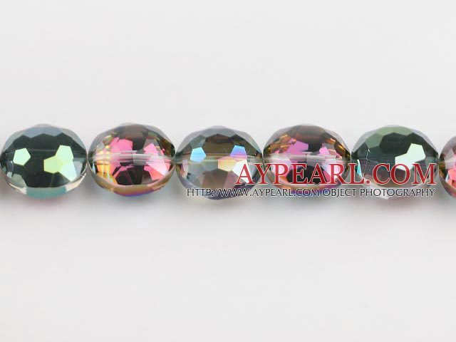 manmade crystal beads,11*16*20mm, accpmpany with the red color ,Sold per 14.17inches strand