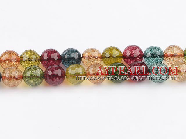 manmade burst pattern crystal beads,12mm round,sold per 16.14-inch strand