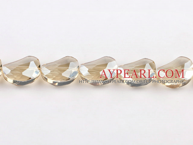 manmade crystal beads,10*14*20mm pea,accompany with colors,Sold per 13.98inches strand