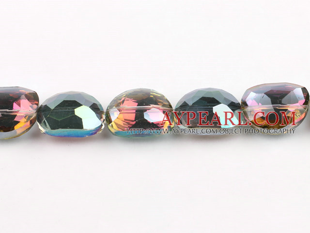 manmade crystal beads,10*18*23mm,accompany with colors Sold per 14.17inch strand