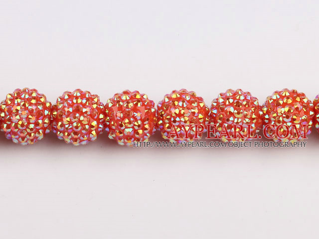 Acrylic bali beads,18mm,magenta,Sold per 14.17-inch strand