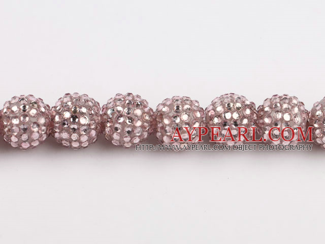 Acrylic bali beads,18mm,dark pink,Sold per 14.17-inch strand