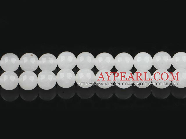 white jade beads,10mm round ,dold per 15.75-inch strand