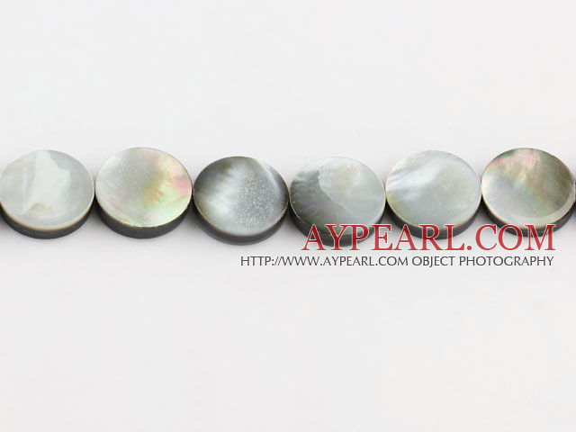 black lip shell beads,15mm flat oval,sold per 15.75-inch strand