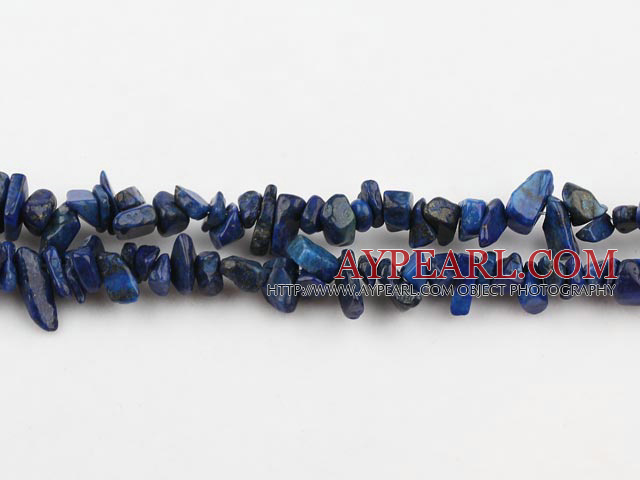 lapis chips ,3*7mm, sold per 35.43-inch strand