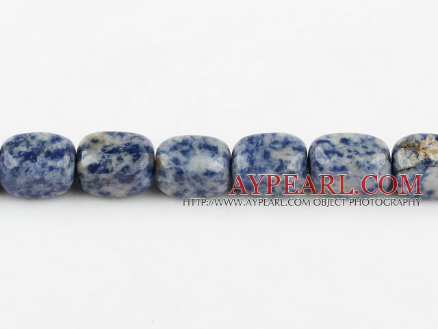 blue spot beads,13*18mm octagon, sold per 15.75-inch strand