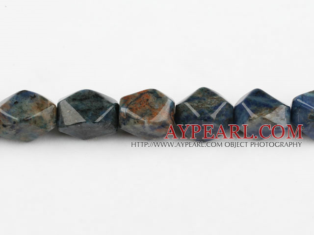 Sodalite beads,13*18mm octagon, sold per 15.75-inch strand