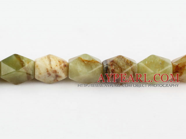 old jade beads,13*18mm octagon,Sold per 15.75-inch strands