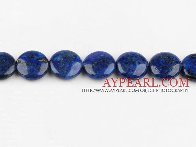 Lapis Gemstone Beads, Blue, 5*17mm flat round,Sold per 15.75-inch strands