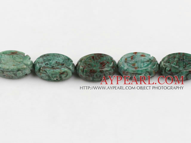 Gemstone Dragon Bloodstone Beads, 10*18*26mm pattern egg shape,Sold per 15.75-inch strands