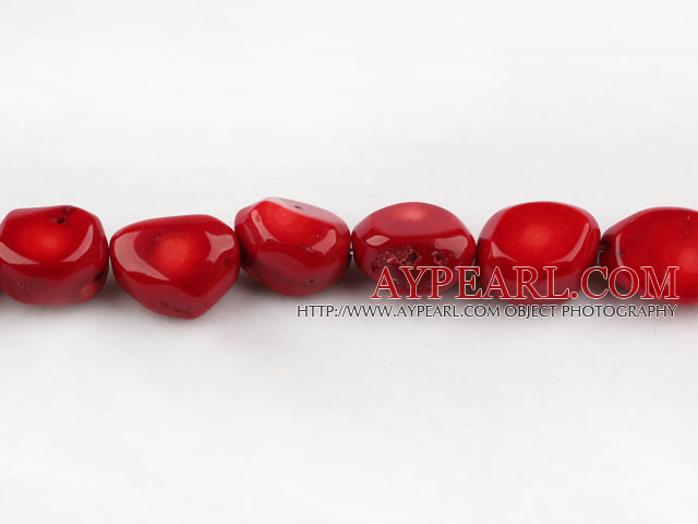 coral beads,10*13*16mm egg,red,Grade A,about 11 strands/kg