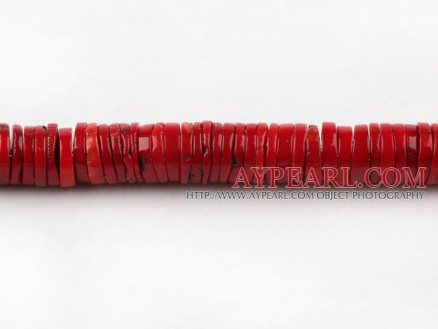 coral beads,6*8mm baroque,red,Grade A,about 59 strands/kg