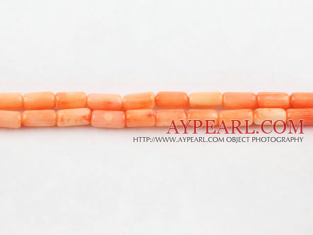 coral beads,5*10mm,pink,about 53 strands/kg