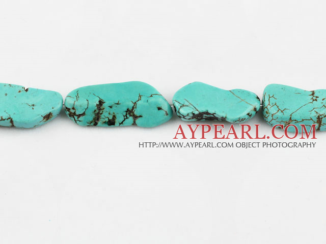 turquoise beads,6*14*26mm baroque,green,about 16 strands/kg