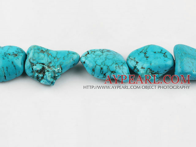 turquoise beads,8*20*26mm baroque,green,about 9 strands/kg