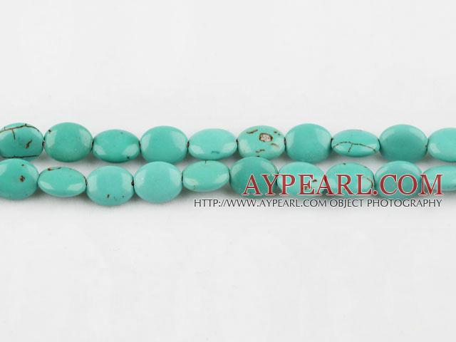 turquoise beads,4*9mm egg,green,about 59 strands/kg