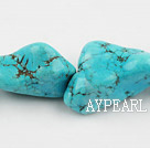 turquoise beads,14*22*40mm baroque,blue,about 5 strands/kg