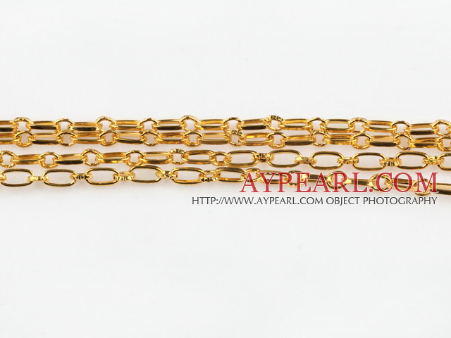 brass chain ,3.1*6mm golden,Sold per 39.37-inch strand