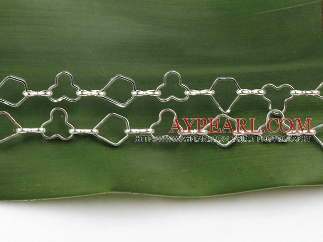 alloy chain ,8*10mm, hollow,sold per 39.37-inch strand