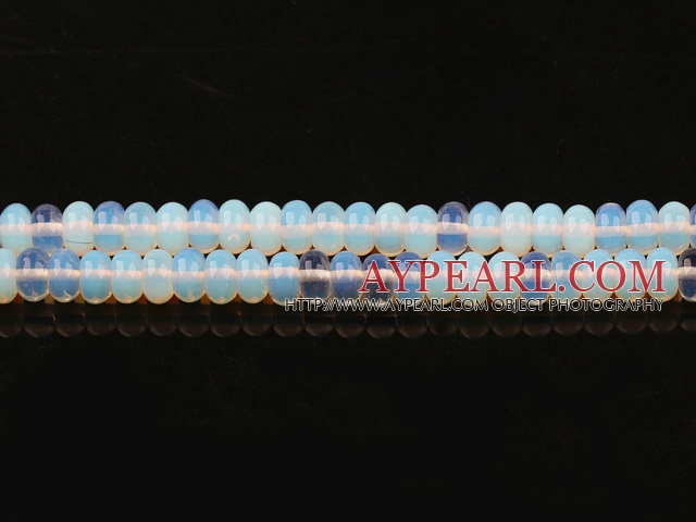 opal stone beads,5*8mm abacus, sold per 14.57inches strand