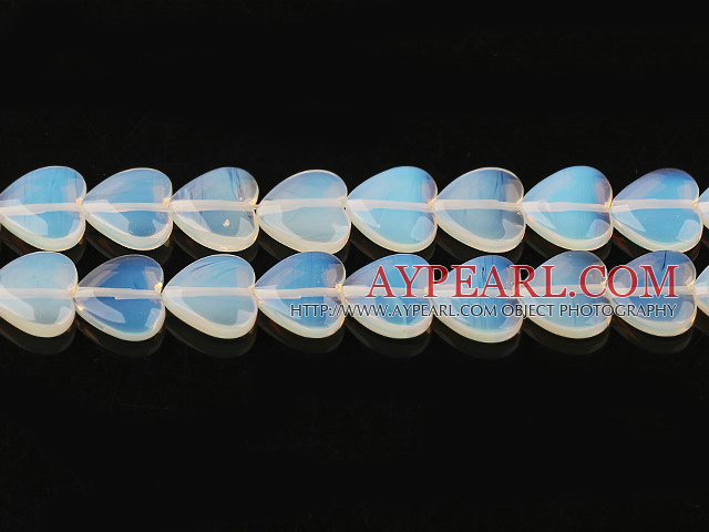 opal gemstone beads,5*14mm heart,sold per 14.17inches strand