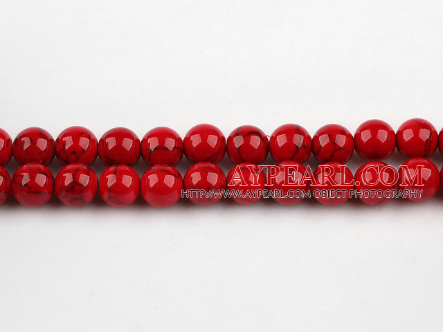 dyed bloodstone beads,10mm,red , sold per 15.75-inch strand