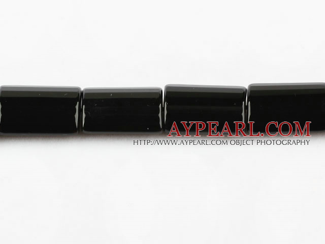 black agate beads,7*15*20mm,rectangle,Grade A,Sold per 15.35-inch strands