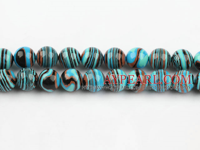 turquoise beads,12mm round,multi color,sold per 15.75-inch strand