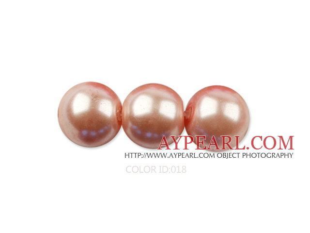 Glass pearl beads,dyed,4mm round,babyface, about 224pcs/strand,Sold per 32.28-inch strand