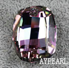 Austrain crystal pendants, AB color, 28mm  heterotypic hyphosis. Sold per pkg of 2.