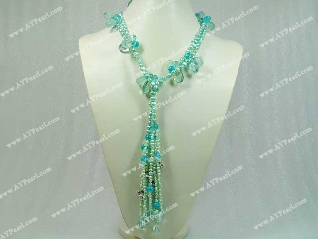 collier en cristal de perle