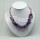 Wholesale Jewelry-pearl amethyst necklace