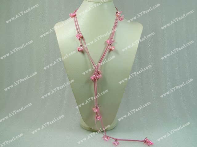 teints collier de perles