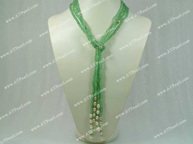 aventurine pearl necklace